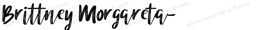 Brittney Morgareta字体转换